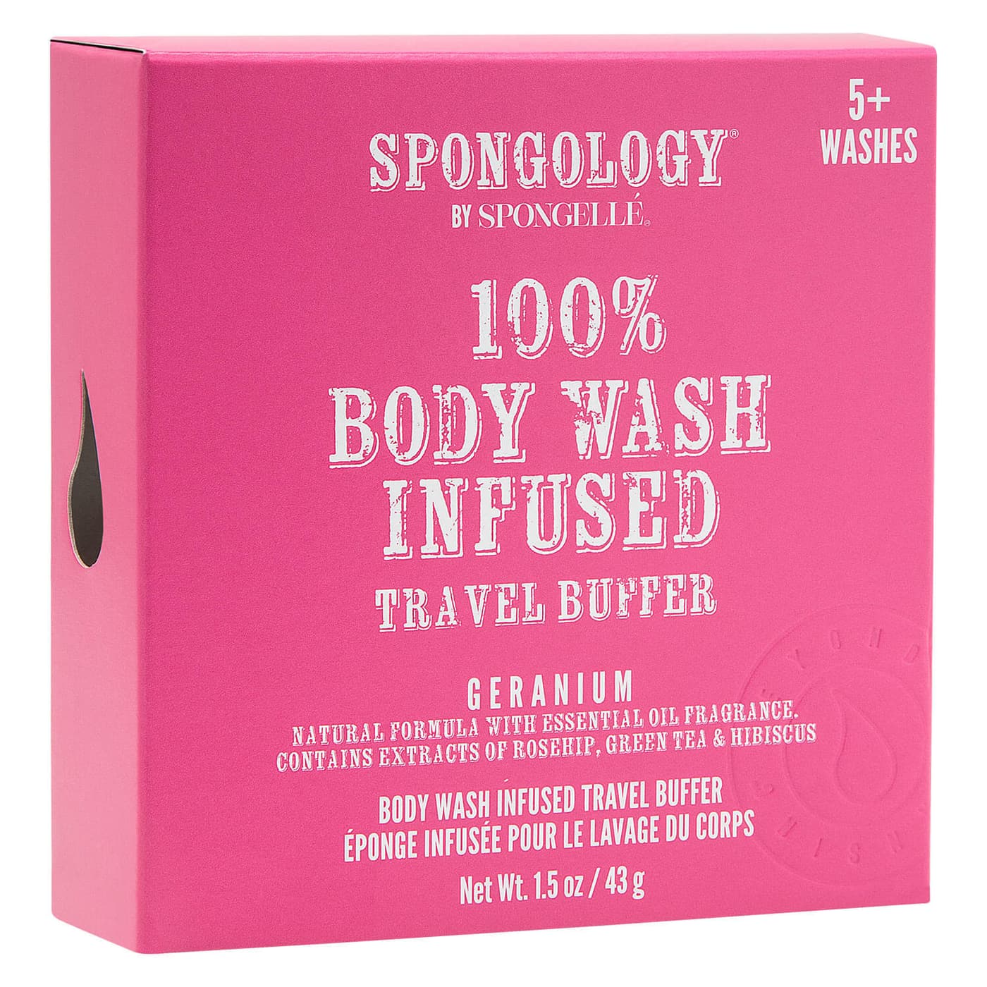 SPONGELLÉ Travel Buffer - Geranium