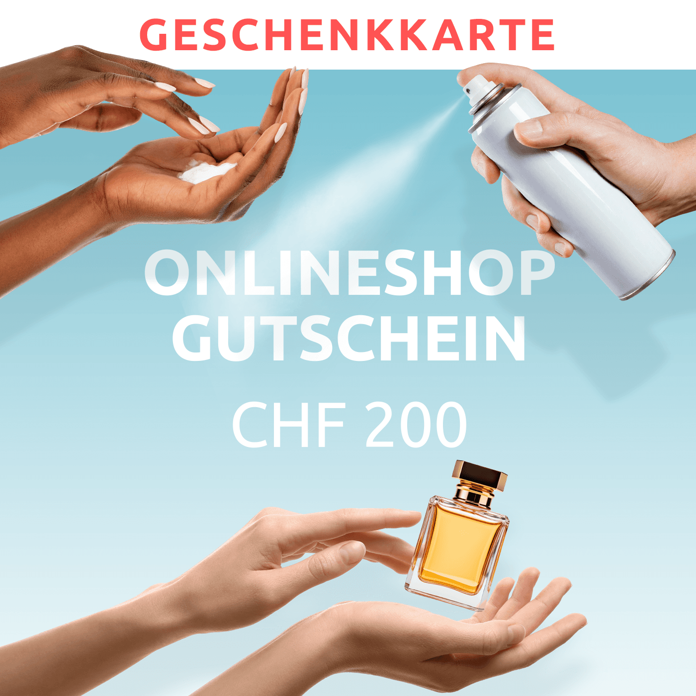 Gutschein - Geschenkkarte - Online-Shop CHF 200