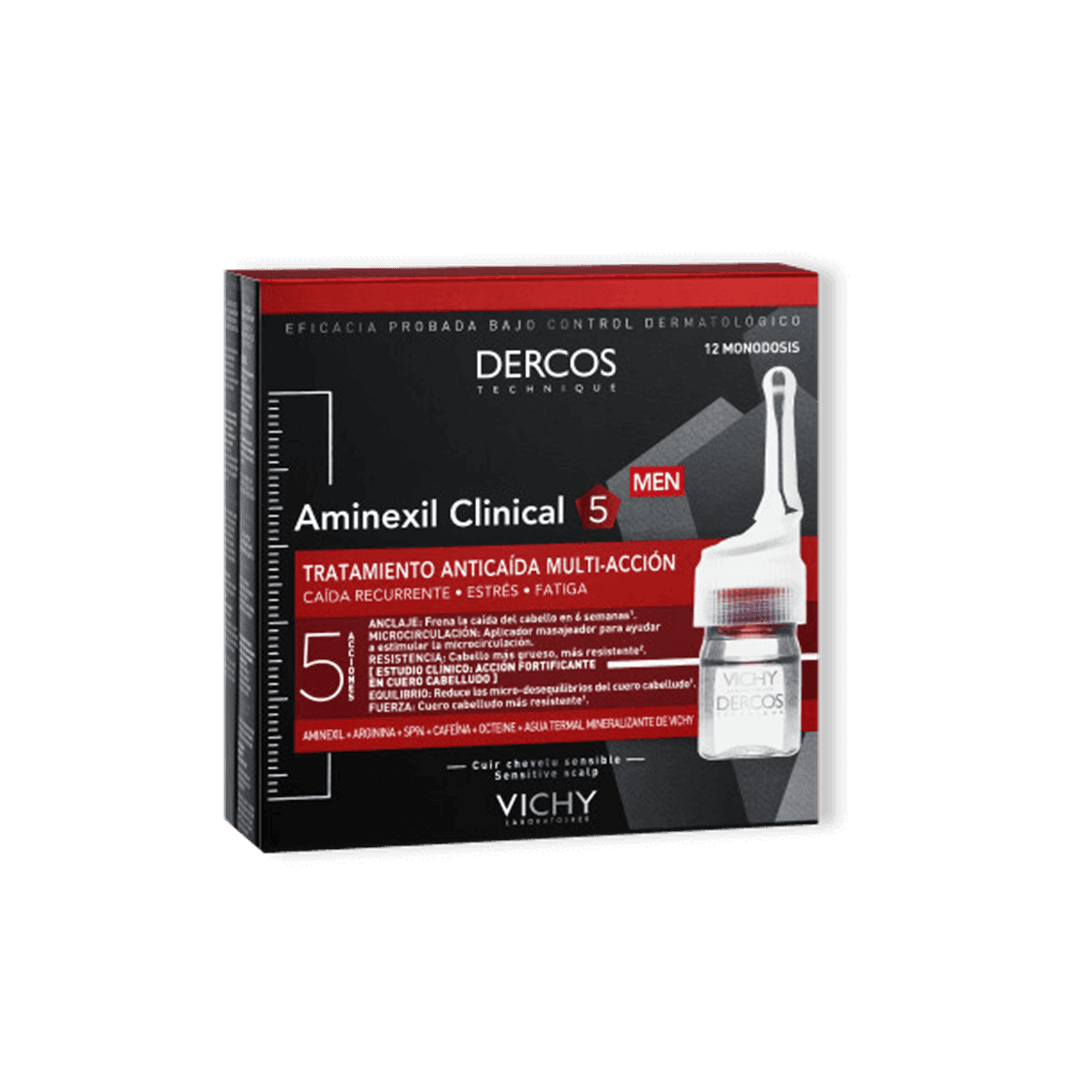 Vichy Dercos - Aminexil Clinical 5 Anti-haarausfall-kur Für Männer