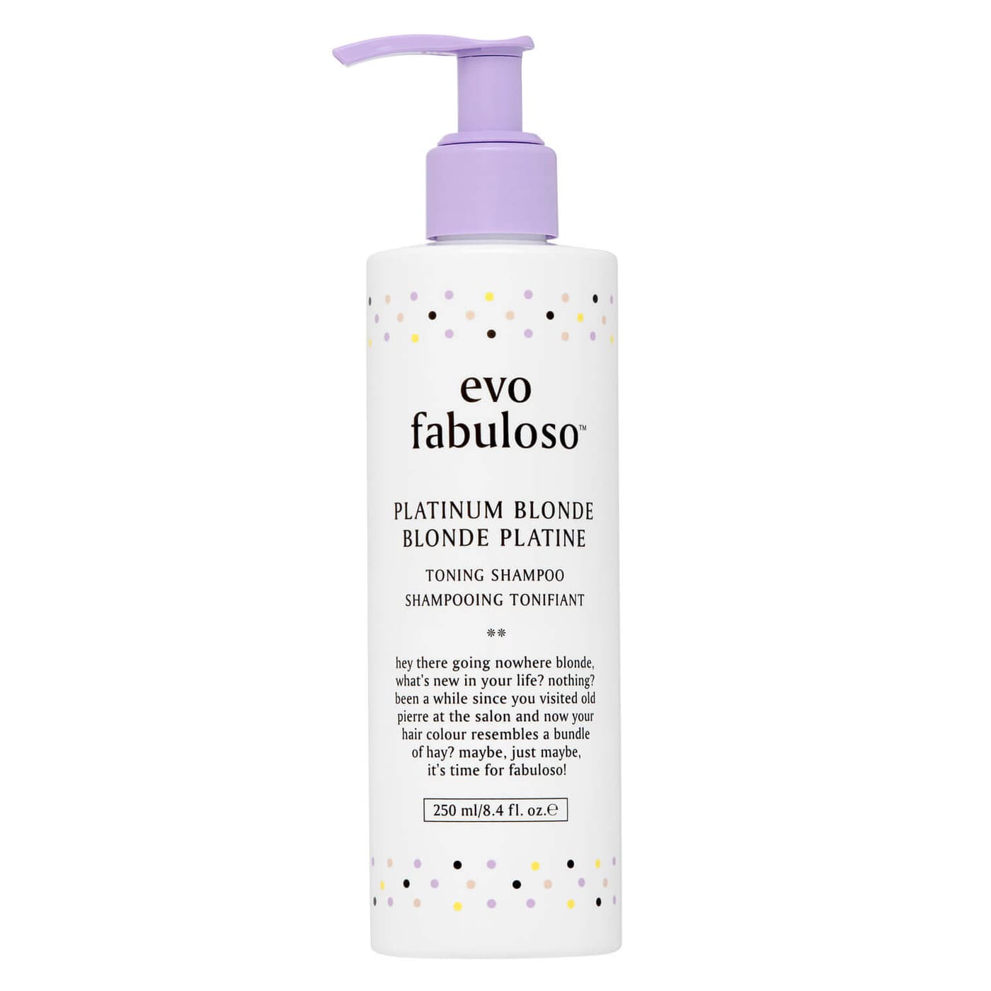 evo Fabuloso - Platinum Blonde Toning Shampoo