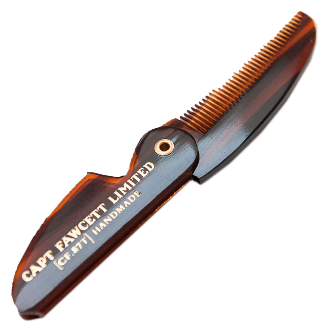 Capt. Fawcett Tools - Folding Pocket Moustache Comb