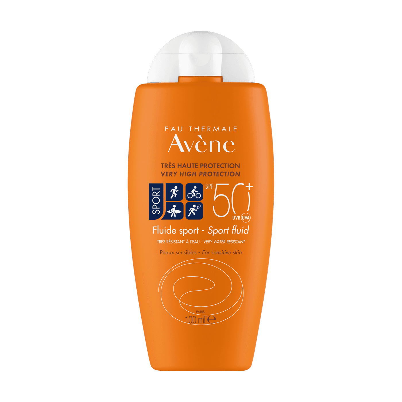 Avène Sonnenschutz - Sportfluid SPF 50+ Sonnenschutz orange
