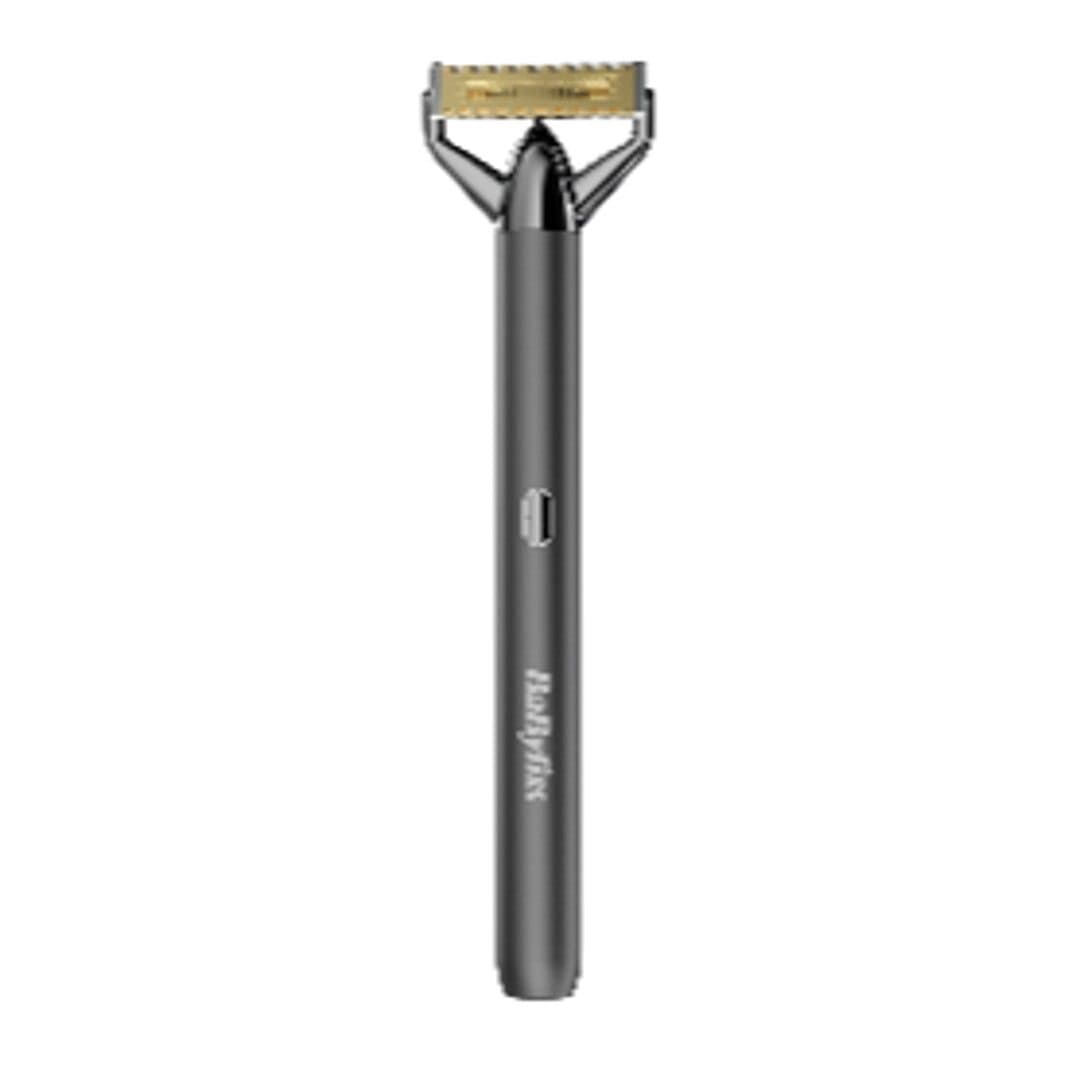 BaByliss - Kompakte Doppelte Bartschneider, Schwarz Chromiert.