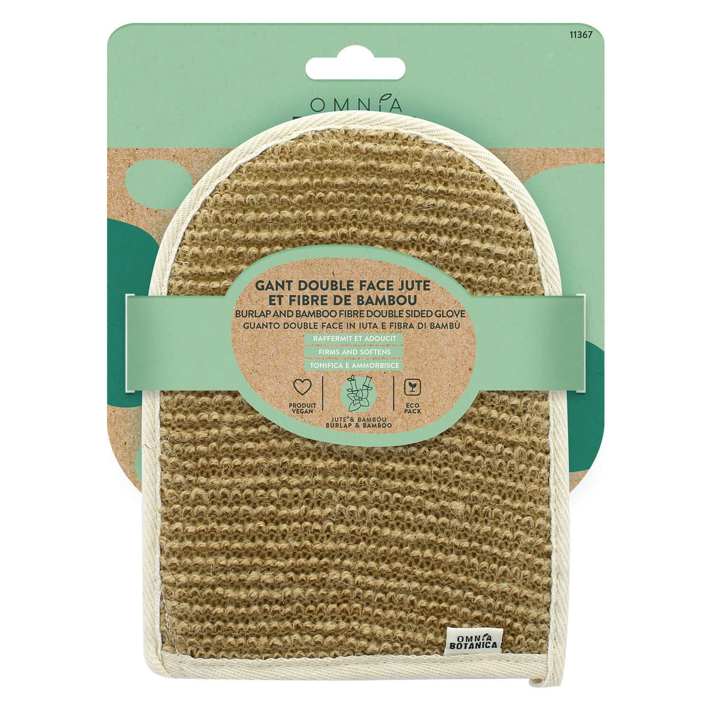 OMNIA BOTANICA - Tiefen-Peelinghandschuh aus Bambusfaser