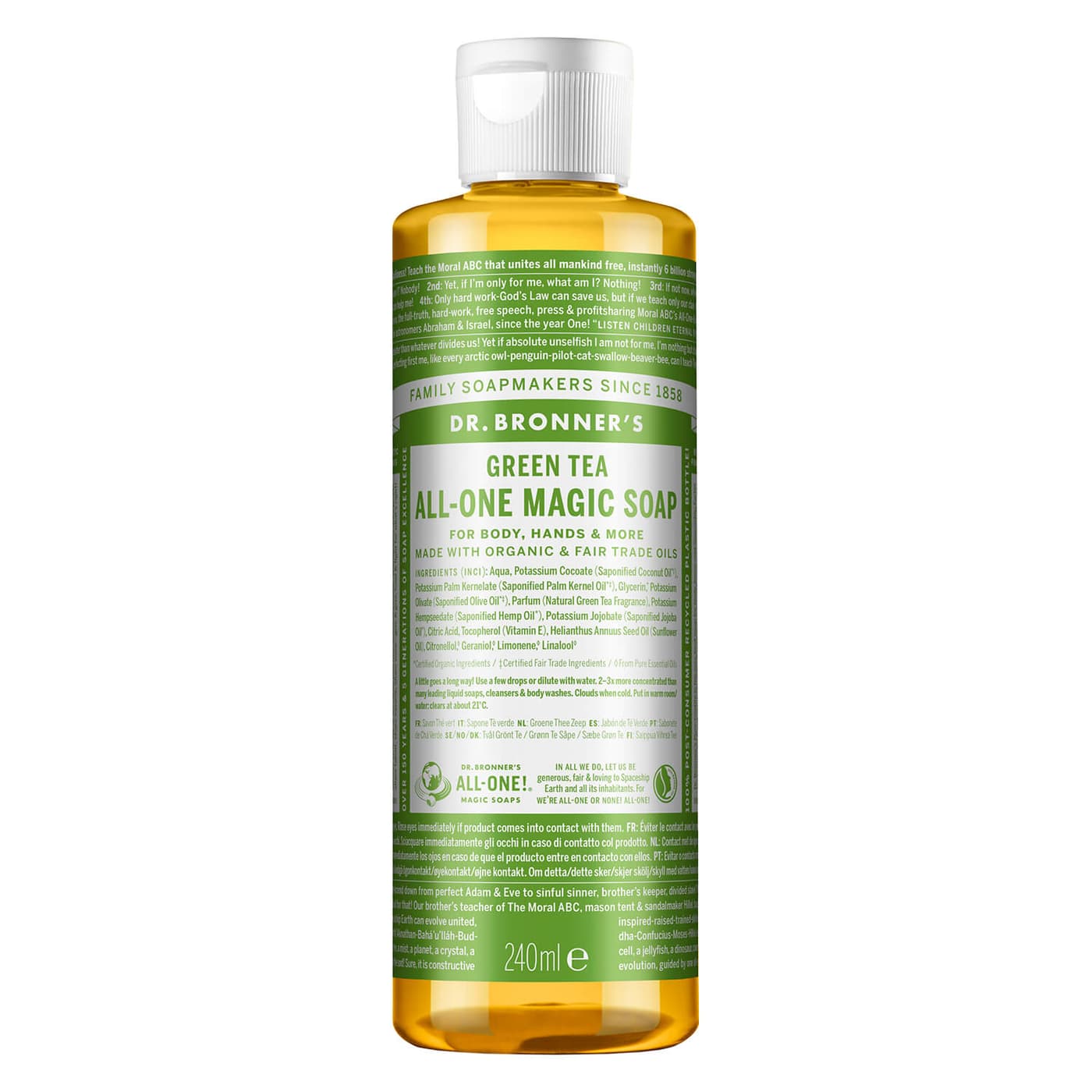 DR. BRONNER'S - 18-IN-1 Flüssigseife Green Tea