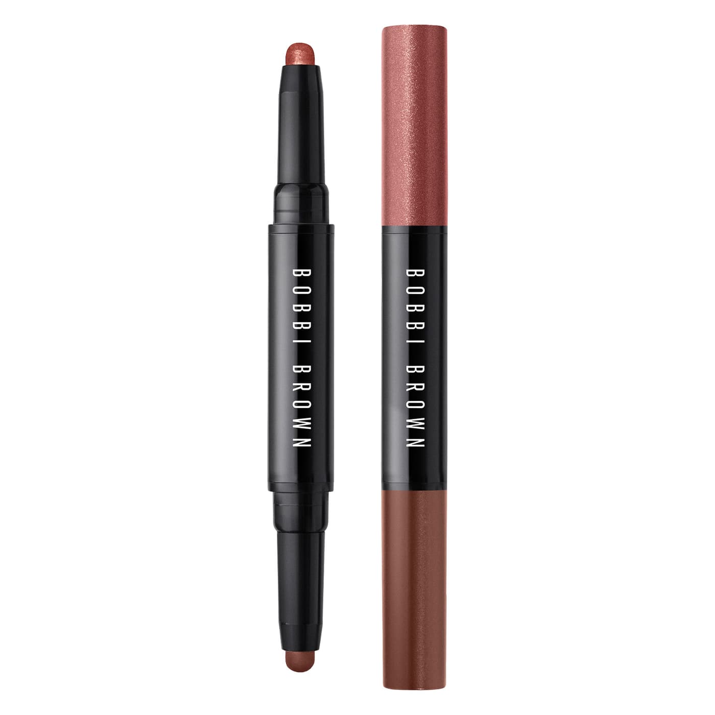 BB Eye Shadow - Long-Wear Cream Shadow Stick Duos Rusted Pink/ Cinnamon