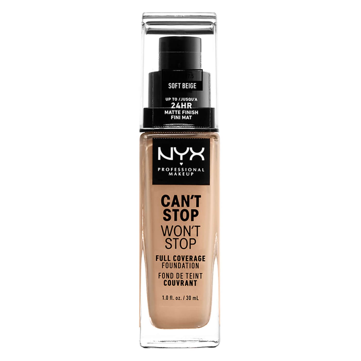 Can't Stop Won't Stop - Full Coverage Foundation Soft Beige