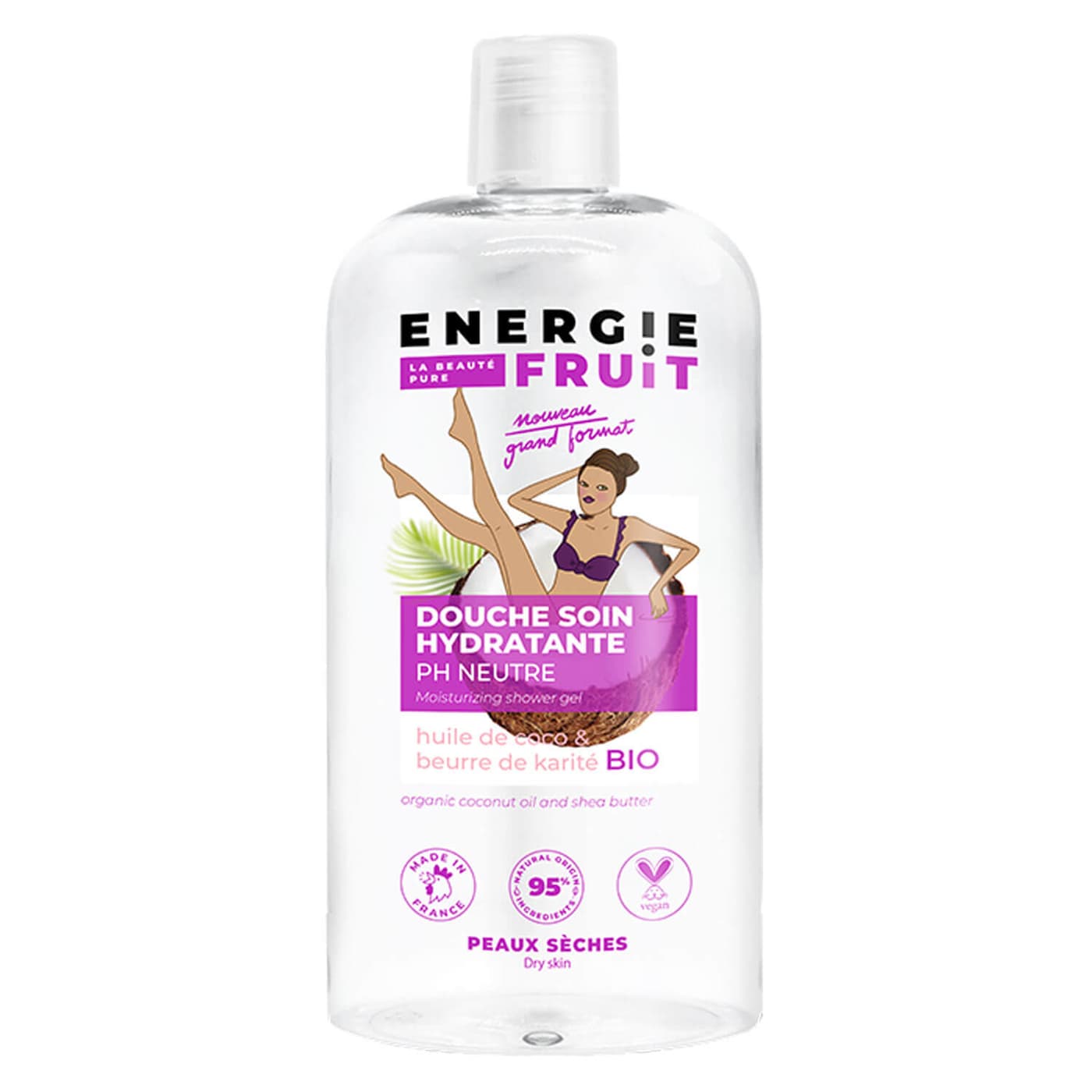 ENERGIE FRUIT - Douche Soin Hydratante Huile de Coco