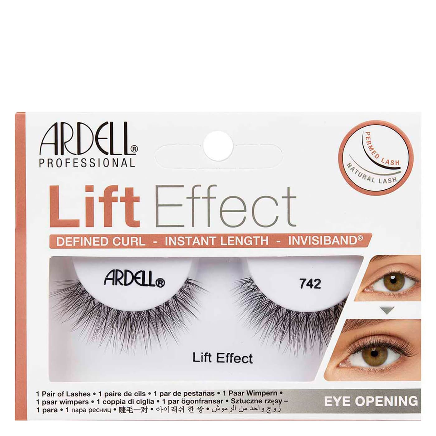 Ardell False Lashes - Lift Effect 742