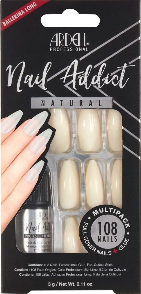 Nail Addict - Natural Ballerina Long Multipack