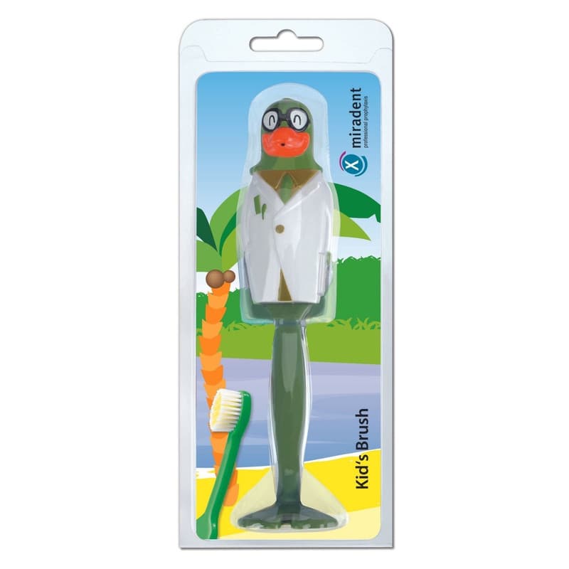 Miradent - Kid's Brush Zahnbürste Papagei grün