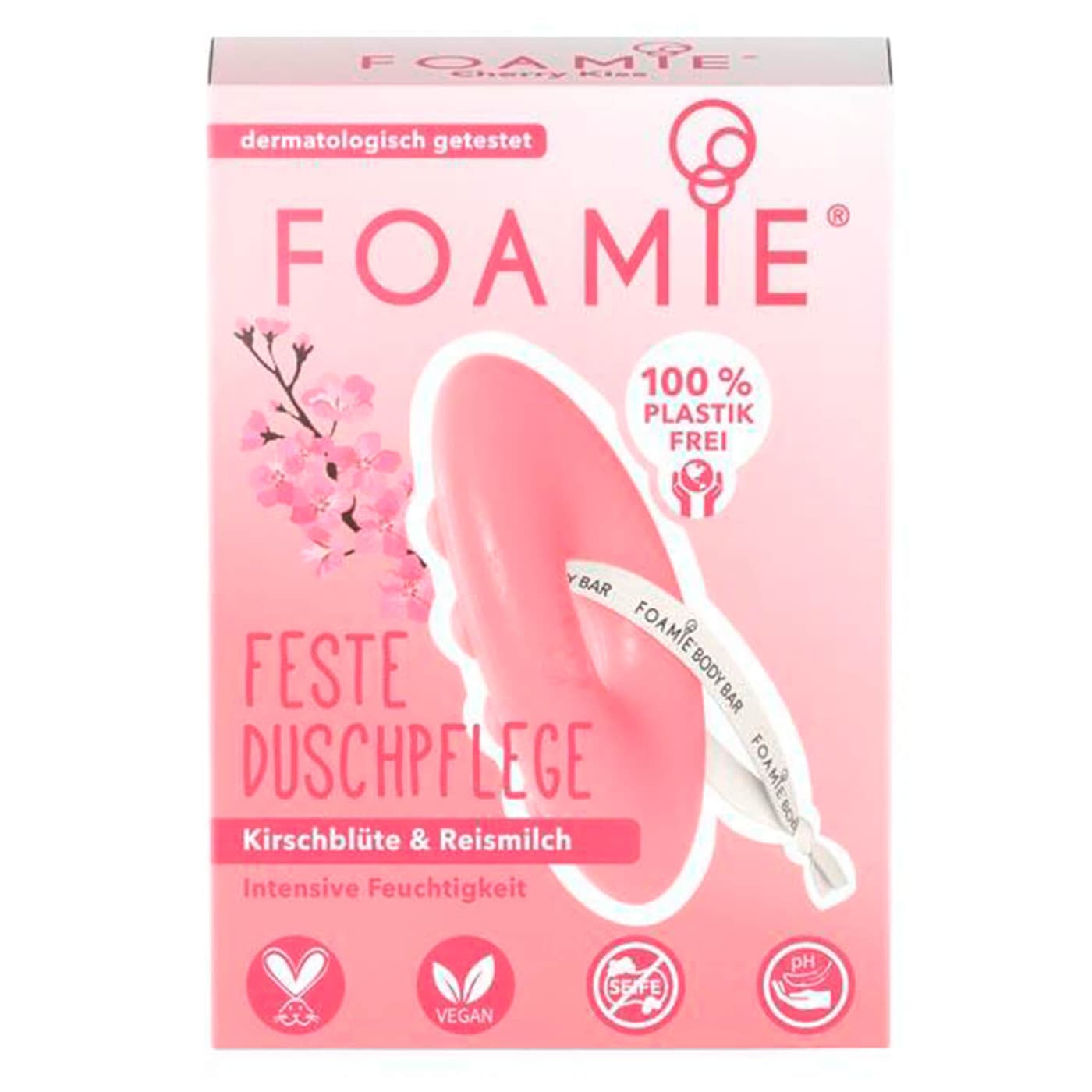 Foamie - Feste Duschpflege Cherry Kiss
