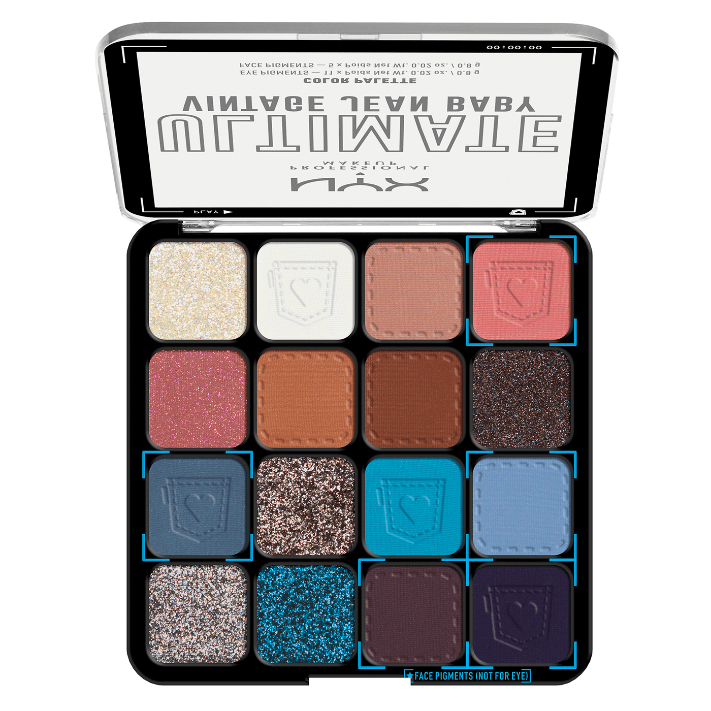 NYX Palette - Ultimate Shadow Palette Vintage Jean Baby