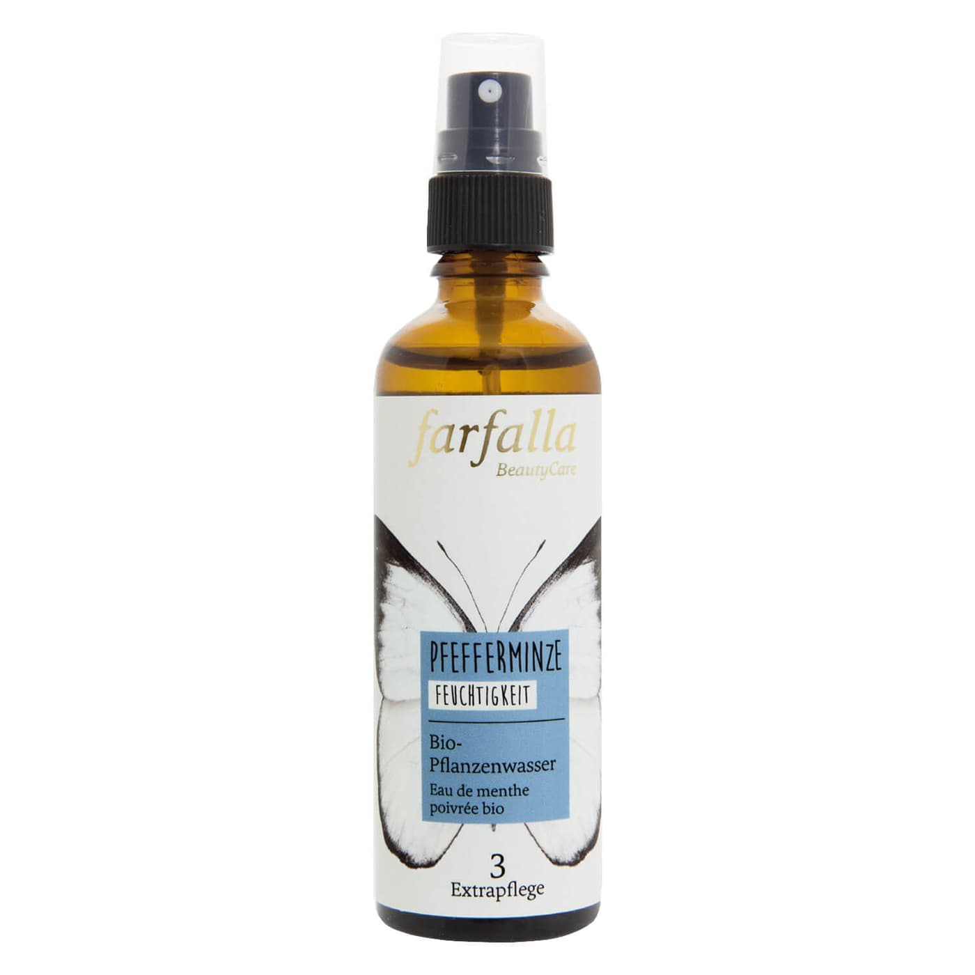 Farfalla Bio-Pflanzenwasser - Pfefferminze Bio-Pflanzenwasser Feuchtigkeit