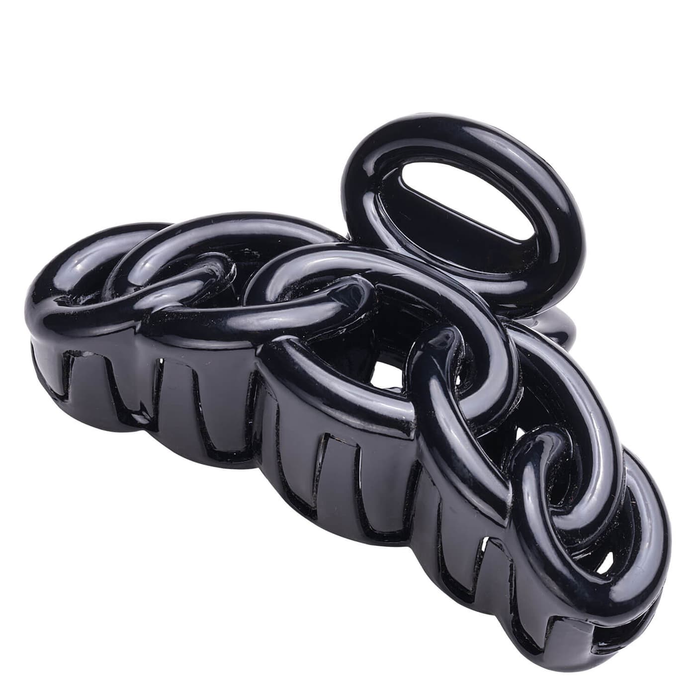 TRISA Hair - Haarklammer Geschwungen Schwarz 9cm