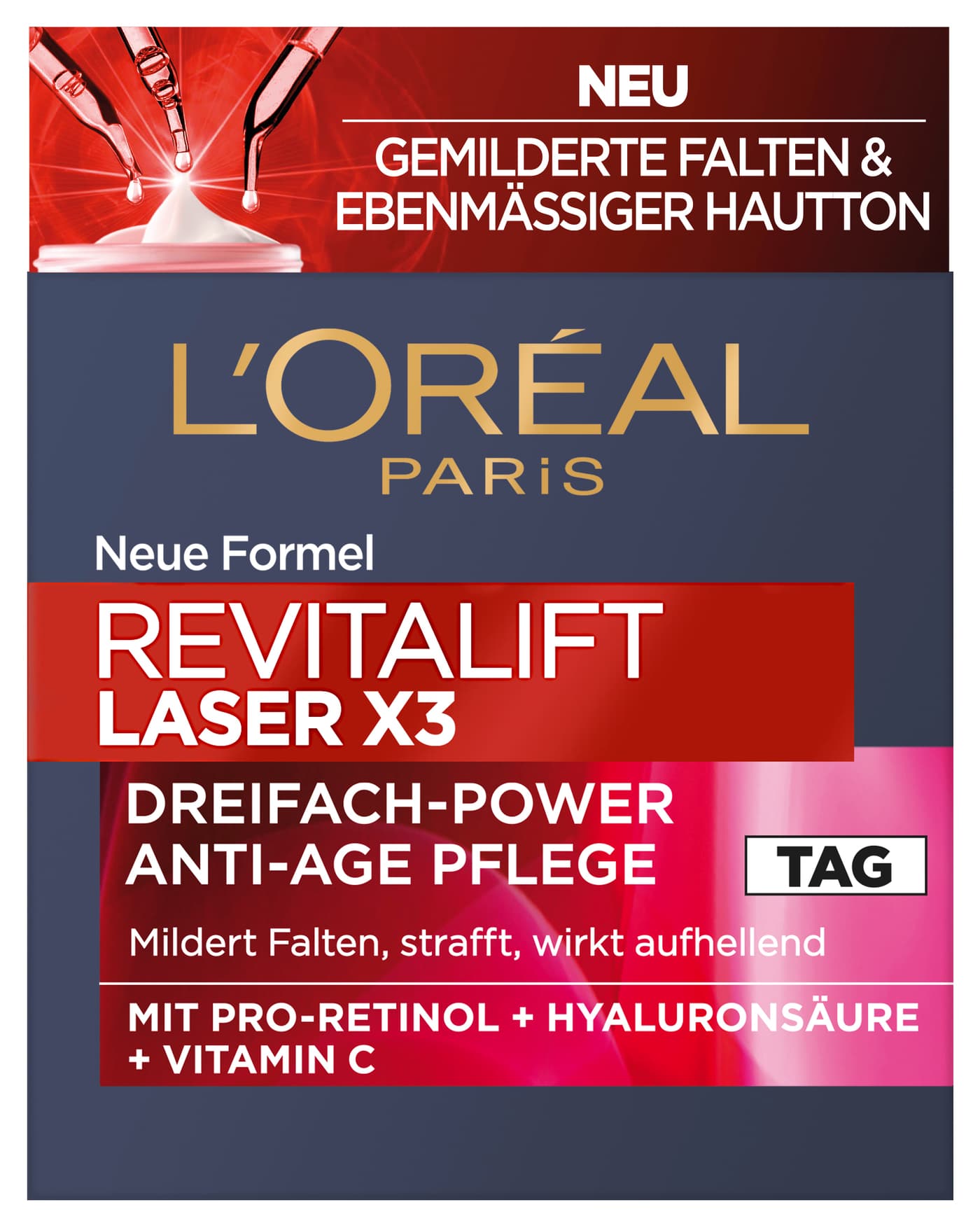 L'Oreal Skincare - Revitalift Laser X3 Dreifach-power Anti-age Tag