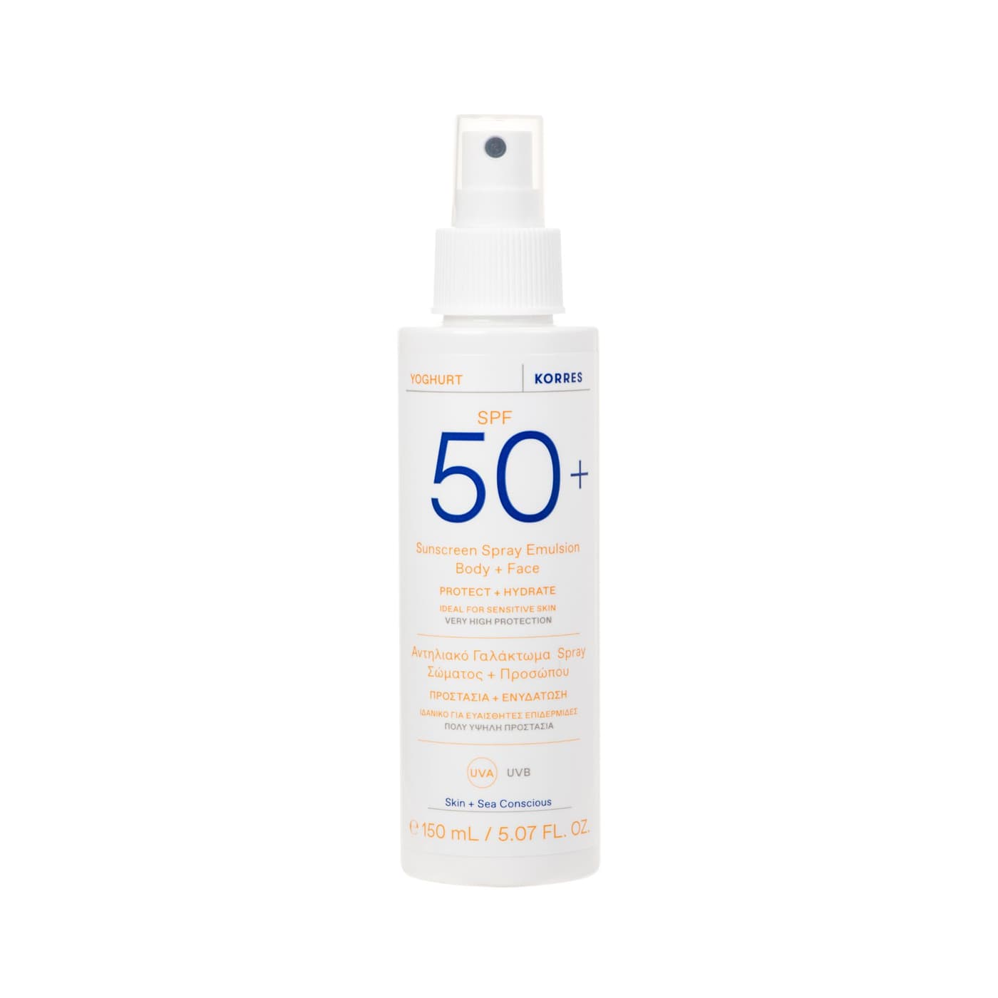 Korres Care - Yoghurt Sonnenspray-emulsion Für Gesicht Und Körper Spf50+