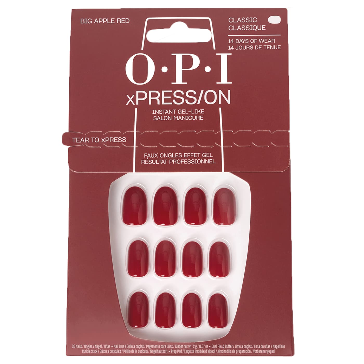 xPRESS/ON - Big Apple Red Press-on Nails
