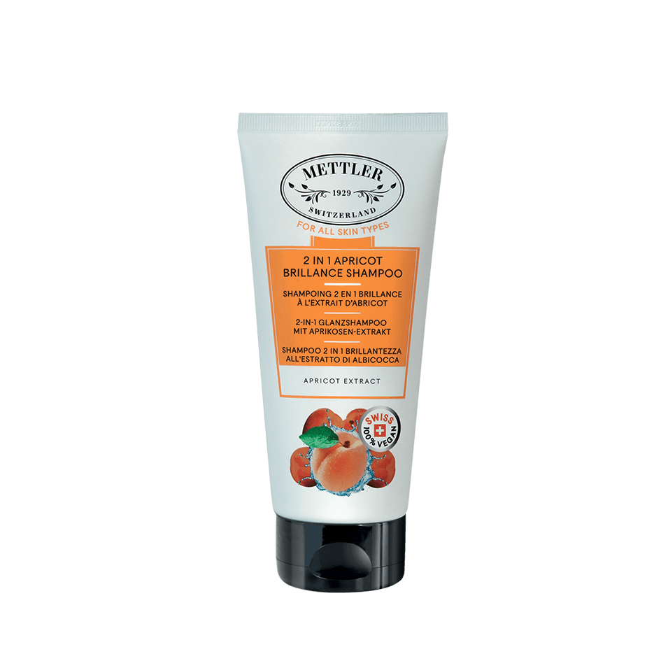 Natürliche Fruchtextrakte Linie - 2in1 Glanzschampoo mit Aprikosen Extrakt
