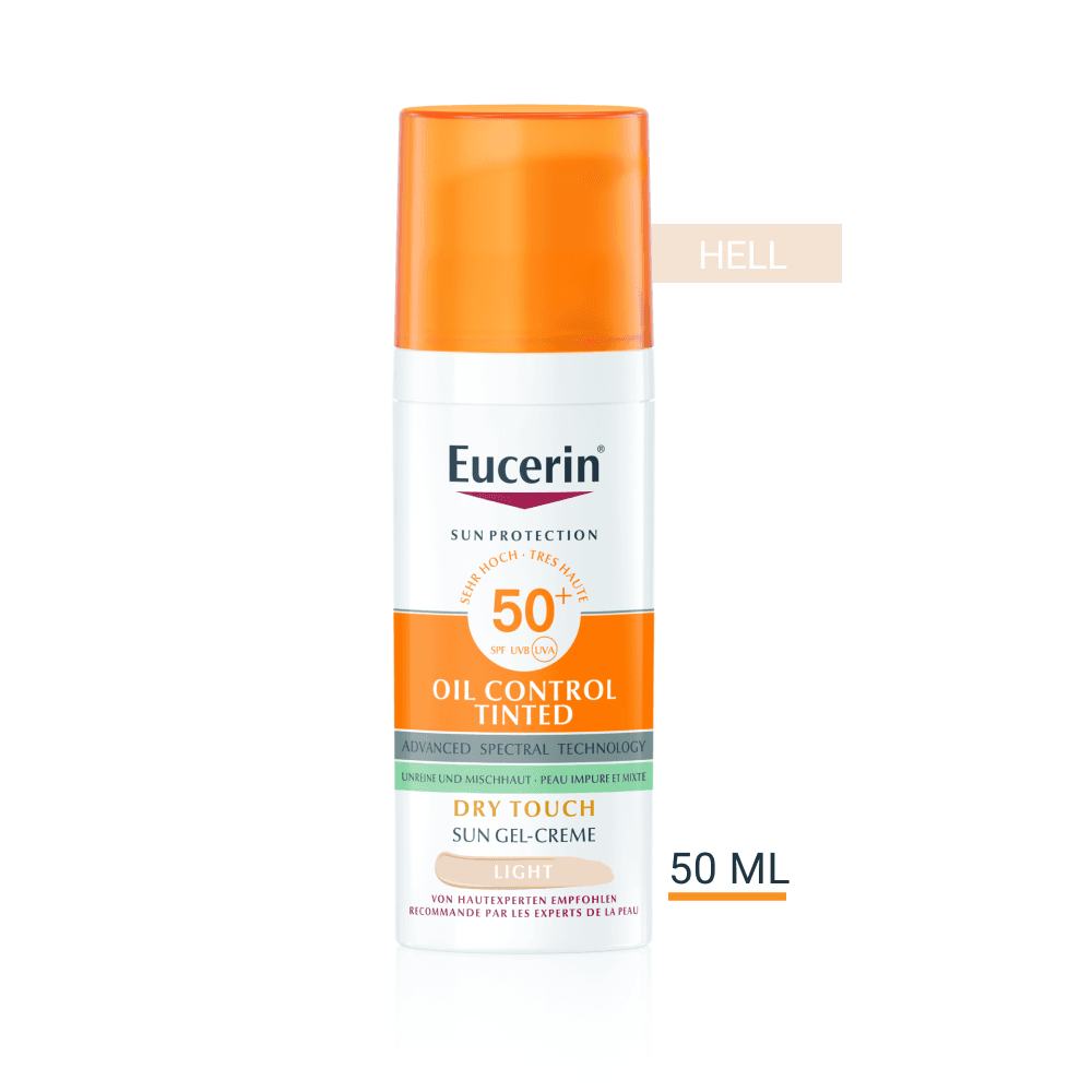 Eucerin - Sun Protection Face Oil Control Gel-creme Tinted Hell Lsf 50+